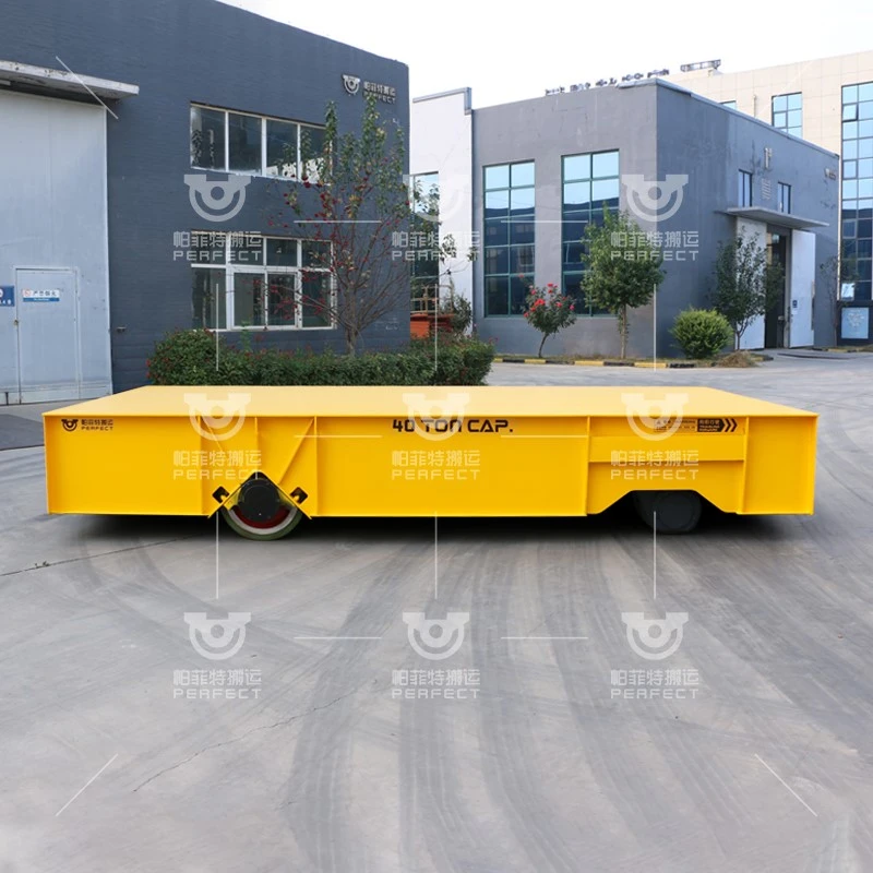 transfer cart Inside the warehouse, this Transfer Cart can easily shuttle between the shelves to deliver goods quickly and accurately to the designated location. Its compact body design also allows it to operate flexibly in narrow Spaces, greatly improving the efficiency of cargo turnover in warehouses.
